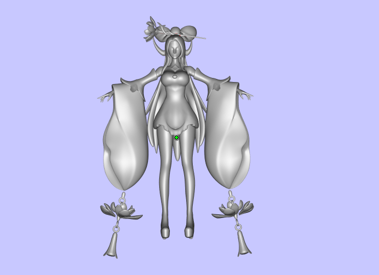 王者榮耀貂蟬GK白模，3D打印模型